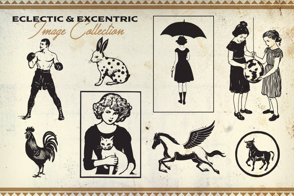 Vintage Cabinet Vector Bundle