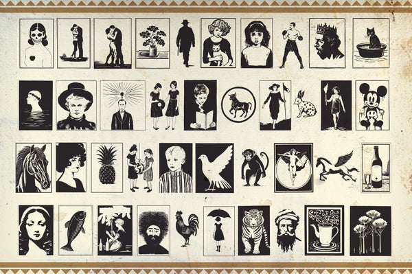 Vintage Cabinet Vector Bundle