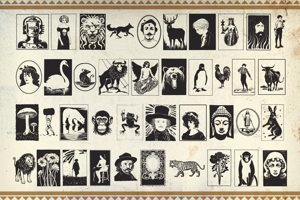 Vintage Cabinet Vector Bundle