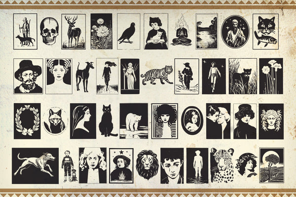 Vintage Cabinet Vector Bundle