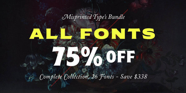 Fonts Bundle - 26 Fonts - 75% OFF