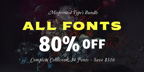 Fonts Bundle - 34 Fonts - 75% OFF