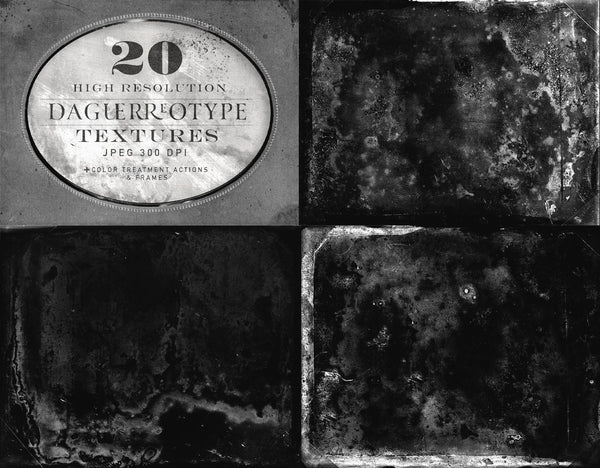 Daguerreotype Textures & Actions Vol.1